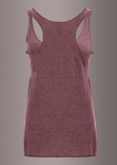 Lila Fledermaus Print Damen Top mit Racerback