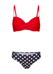 Gepunkteter Damen Bikini