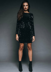 Pailletten Cocktailkleid