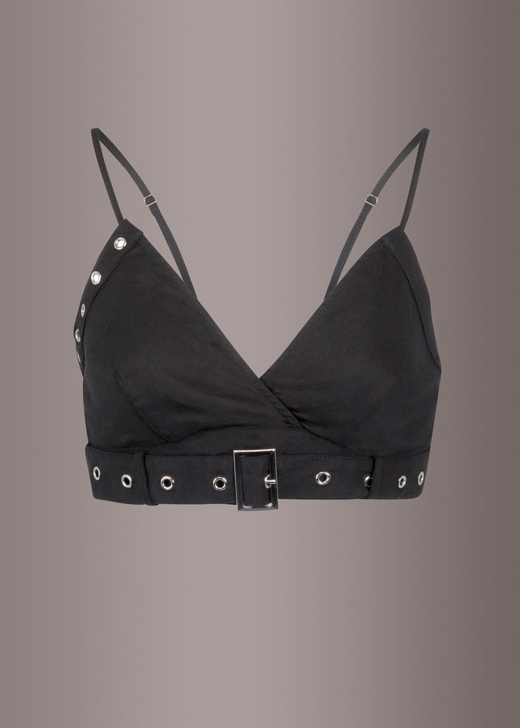 Schwarzes Damen Gothic Oberteil