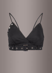 Schwarzes Damen Gothic Oberteil