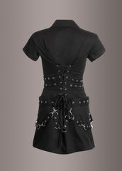 Schwarzes Gothic Kleid