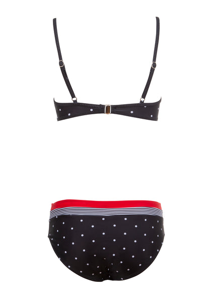 Retro Damen Bikini mit Punkten