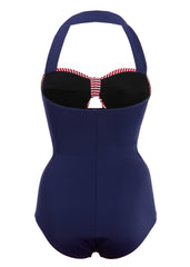 Blauer Matrosen Badeanzug