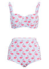 Pin Up Flamingo Bikini