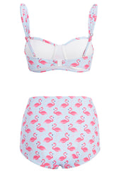 Damen Flamingo Bikini