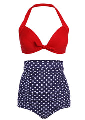 Pin Up Bikini mit hoher Taille