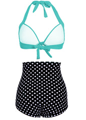 Retro Bikini mit hoher Taille