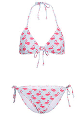 Türkiser Flamingo Bikini