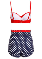 Retro Bikini mit hoher Taille