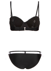 Schwarzer Retro Bikini