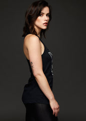 Schwarzes Gothic Top