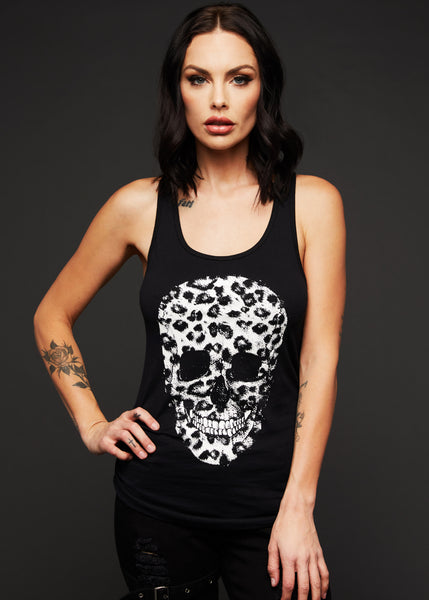 Damen Totenkopf Top