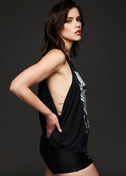 rockiges damen oberteil