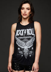rock n roll damen top