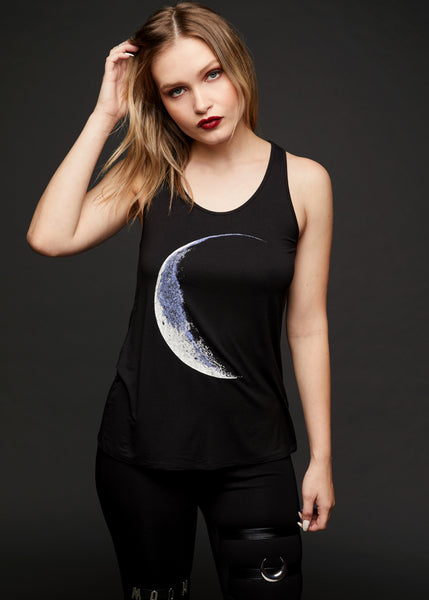 Damen Mond Gothic Top