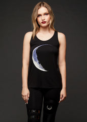 Damen Mond Gothic Tshirt
