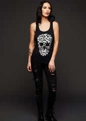 Damen Totenkopf Tank Top