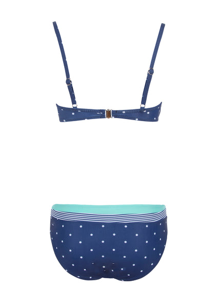 blauer damen bikini